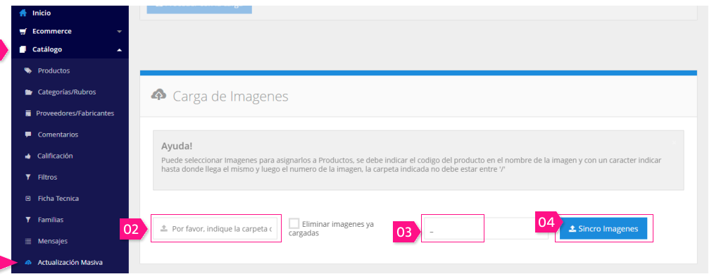 Configuración de la conexión FTP